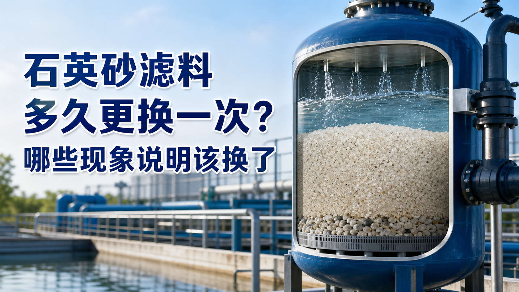 石英砂滤料多久更换一次？哪些现象说明该换了配图