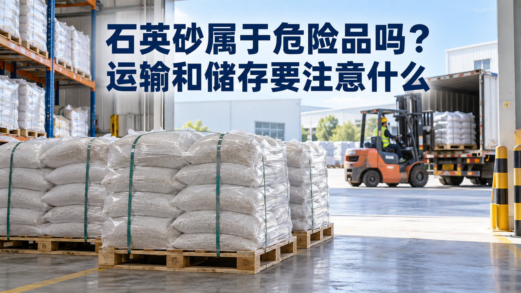 石英砂属于危险品吗？运输和储存要注意什么配图