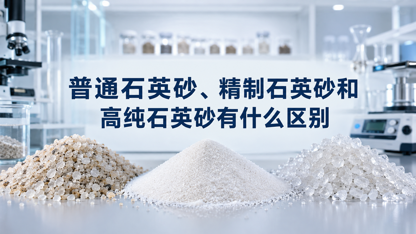 普通石英砂、精制石英砂和高纯石英砂有什么区别配图
