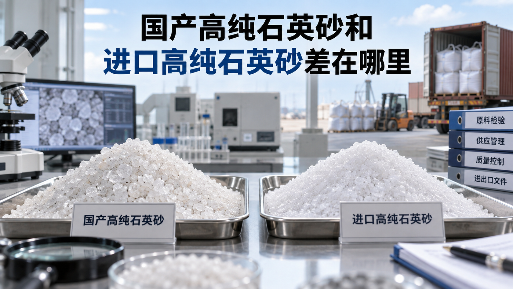 国产高纯石英砂和进口高纯石英砂差在哪里配图