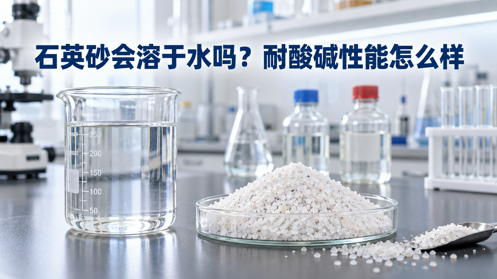 石英砂会溶于水吗？耐酸碱性能怎么样配图