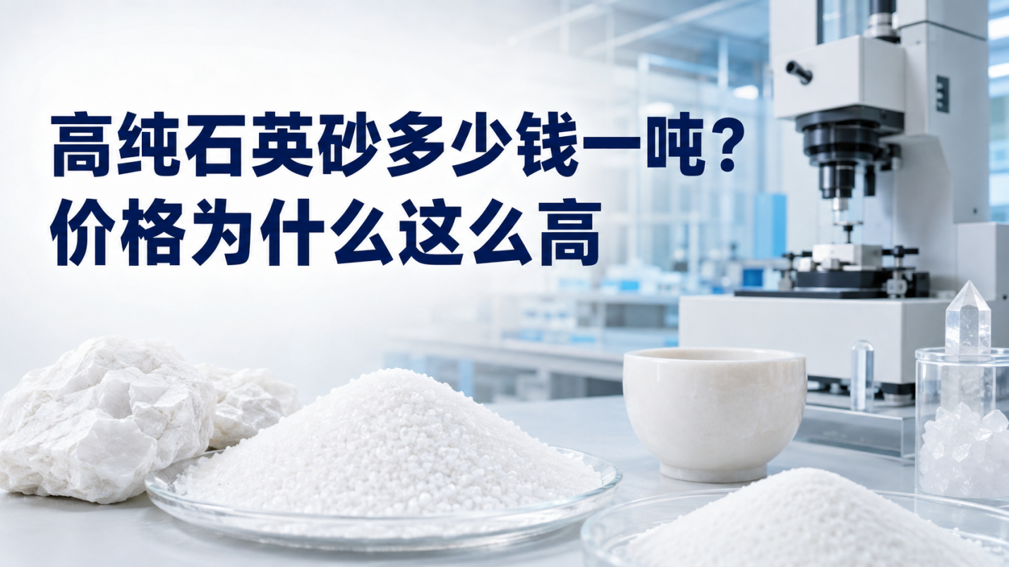高纯石英砂多少钱一吨？价格为什么这么高配图