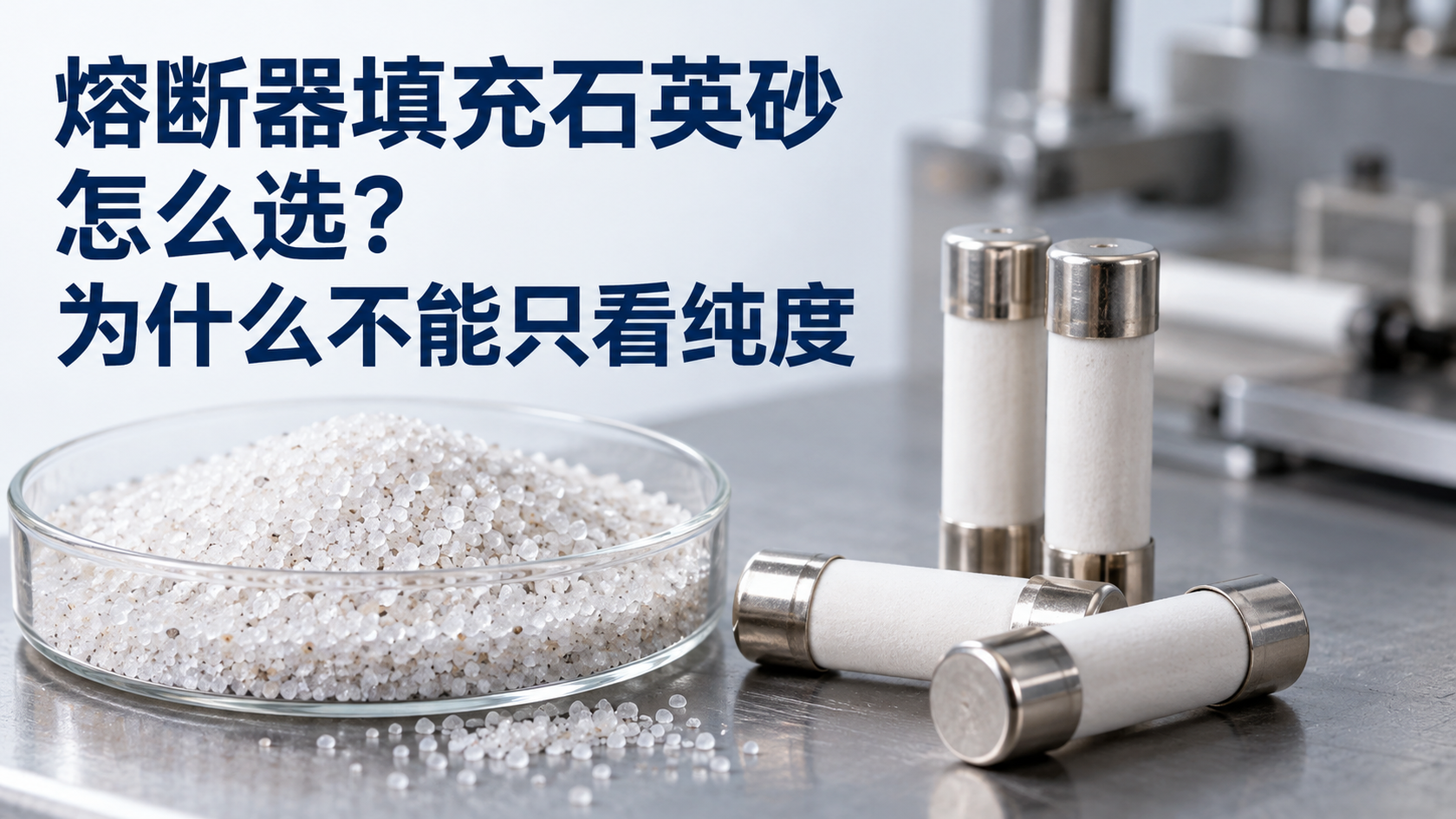 熔断器填充石英砂怎么选？ 为什么不能只看纯度配图
